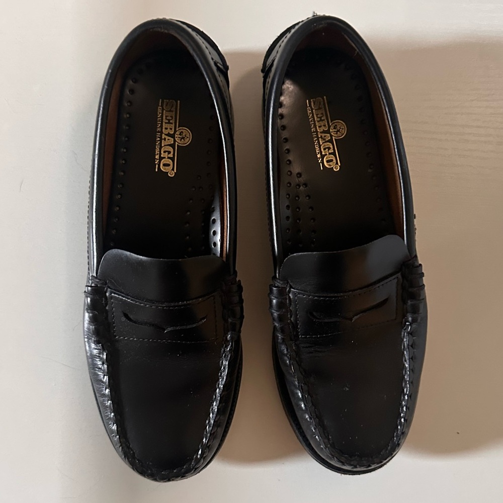 Sebago Dan Black Loafers size 6